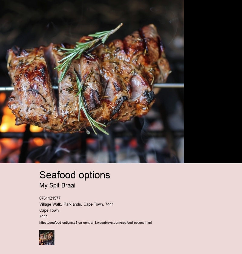Seafood options