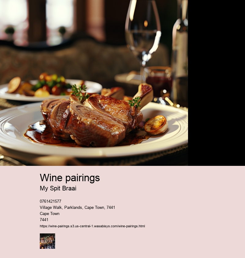 Wine pairings